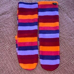 Polar Feet Vibrant Striped Casual fleece Socks